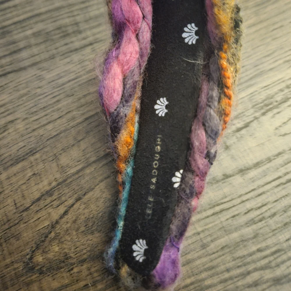 Lele Sadoughi Colorful Knit Headband with Knot
